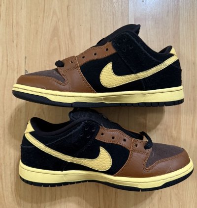 2012 Nike Dunk Sb Low Premium Og Black Tan Guinness