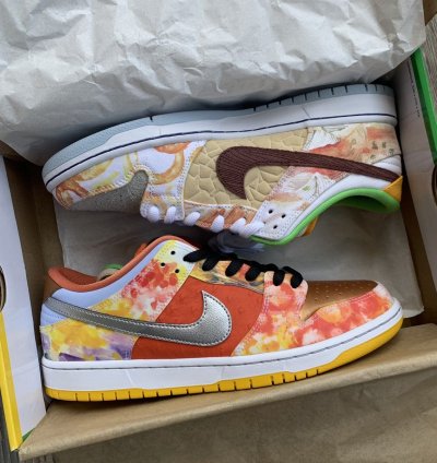 2021 Nike Sb Dunk Low Street Hawker Sz 9 5 Ds