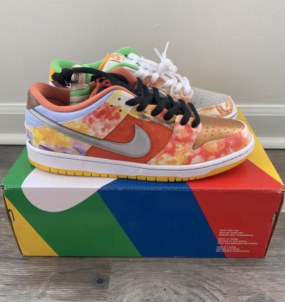 2021 Nike Sb Dunk Low Street Hawker Sz 9 5 Ds