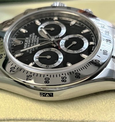 Rolex Daytona Nos 116520 All Factory Stickers Stainless Steel Black Dial