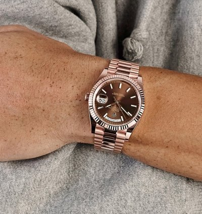 Rolex Day-date 40 Reference 228235 Rose Gold Chocolate Dial 2024