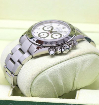 Rolex Daytona Nos 2006 Rolex Daytona 116520 40mm White Dial Box Papers Stickersdaytona
