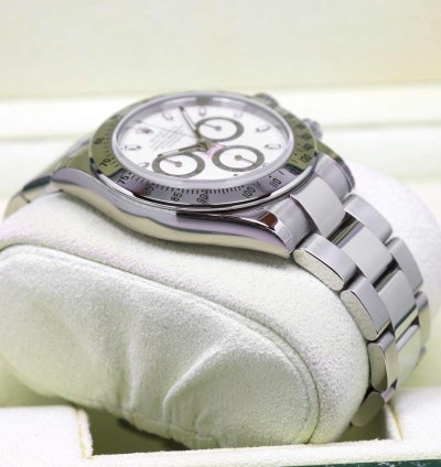 Rolex Daytona Nos 2006 Rolex Daytona 116520 40mm White Dial Box Papers Stickersdaytona