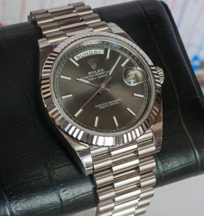 Rolex Day-date 40 Rhodium 228239 2022 Unworn 40mm 18k White Gold Full Set