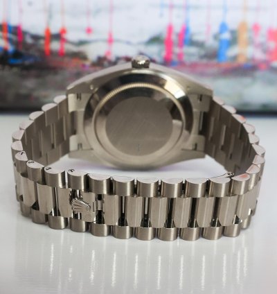 Rolex Day-date 40 Rhodium 228239 2022 Unworn 40mm 18k White Gold Full Set