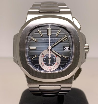 Patek Philippe Nautilus Ref 5980 1a-001 Blue Dial Full Set