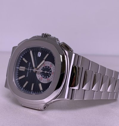 Patek Philippe Nautilus Ref 5980 1a-001 Blue Dial Full Set