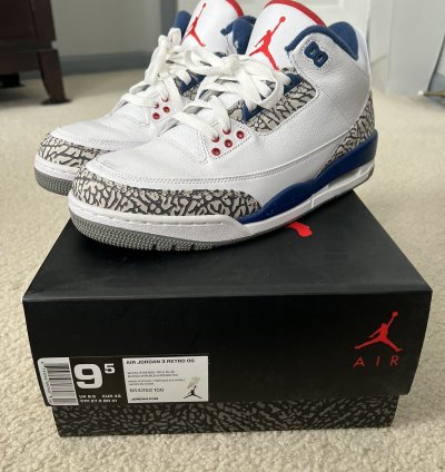Jordan 3 True Blue