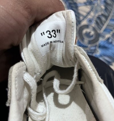 2013 Low Top Vulcanized Sneaker Off-white