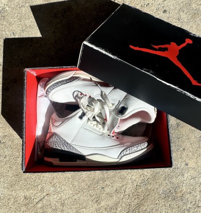 Jordan 3 White Cement Reimagined 2023 Size 9