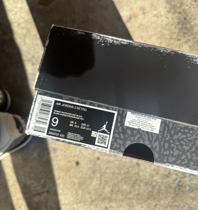 Jordan 3 White Cement Reimagined 2023 Size 9