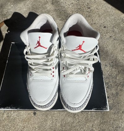 Jordan 3 White Cement Reimagined 2023 Size 9