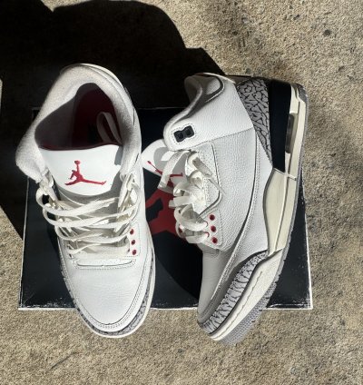 Jordan 3 White Cement Reimagined 2023 Size 9