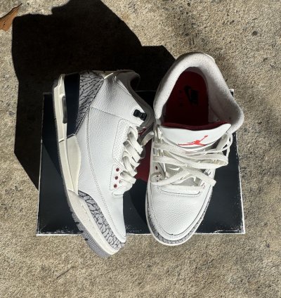Jordan 3 White Cement Reimagined 2023 Size 9