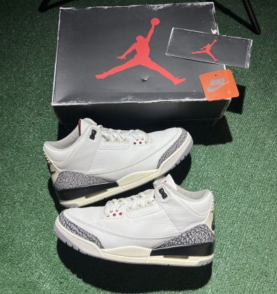 Jordan 3 White Cement Reimagined Size 11