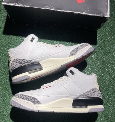 Jordan 3 White Cement Reimagined Size 12 5