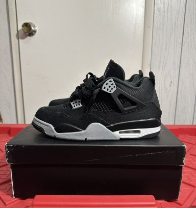 Jordan 4 Black Canvas