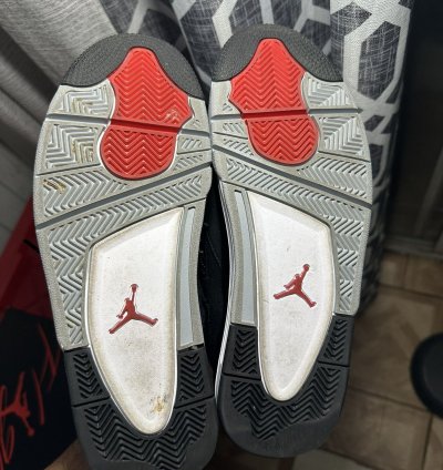 Jordan 4 Black Canvas