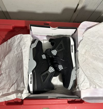 Jordan 4 Black Canvas