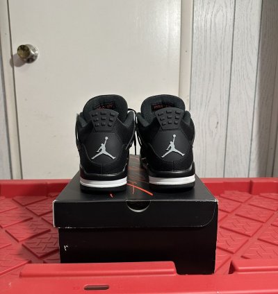 Jordan 4 Black Canvas