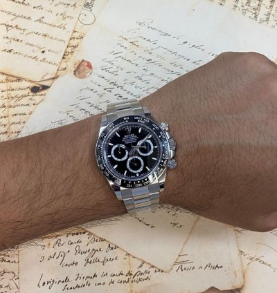 Rolex Daytona Nos Rolex Daytona Chronograph Steel Ceramic Black 40mm Watch 24 126500