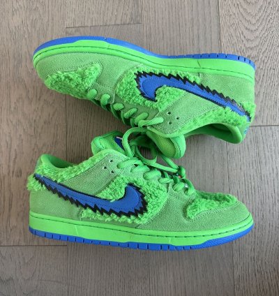 Grateful Dead Nike Sb Dunk Bear Green