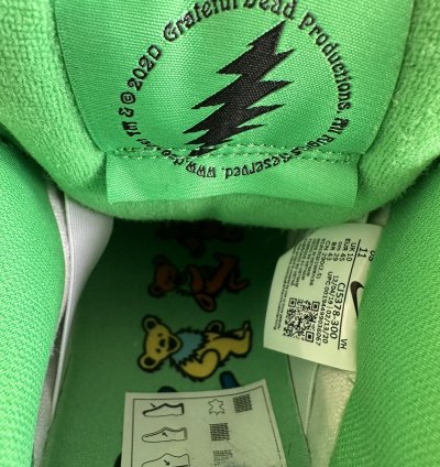 Grateful Dead Nike Sb Dunk Bear Green