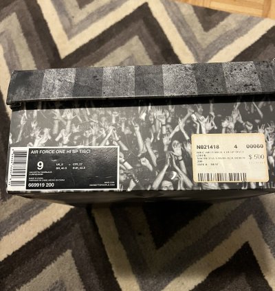 2014 Nike Air Force 1 High Riccardo Tisci Vachetta Shoes