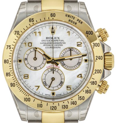 Rolex Daytona Nos Stainless Steel Yellow Gold 116523