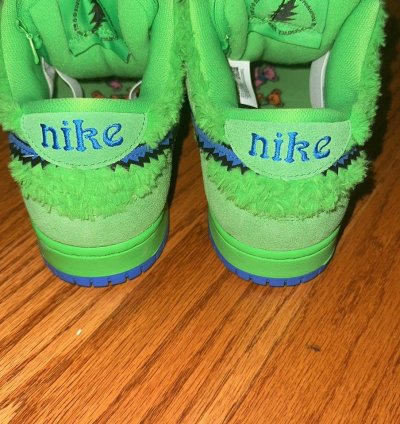 Grateful Dead Nike Sb Dunk Bear Green