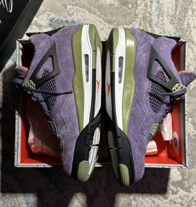 Jordan 4 Canyon Purple Size 13 5w 12m Og All Gently Used