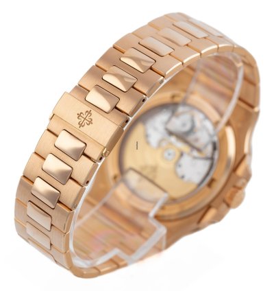 Patek Philippe Nautilus Rose Gold 18k Brown Dial Ref 5711 1r-001 Full Set