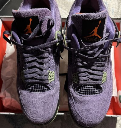 Jordan 4 Canyon Purple Size 13 5w 12m Og All Gently Used