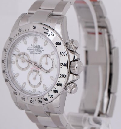 Rolex Daytona Nos Stickered Rolex Daytona Cosmograph Chromalight Random Serial 40mm 116520 Box