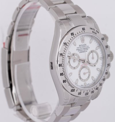 Rolex Daytona Nos Stickered Rolex Daytona Cosmograph Chromalight Random Serial 40mm 116520 Box