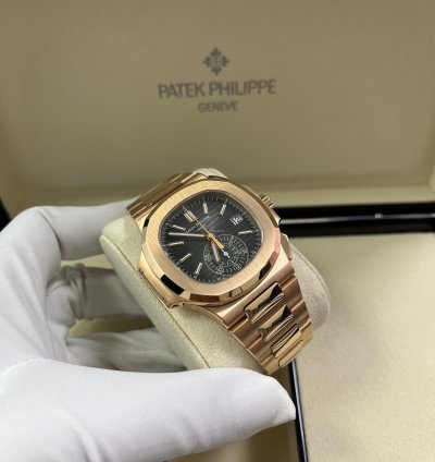 Patek Philippe Nautilus Rose Gold 40 5mm Black Gradient Dial 5980 1r-001