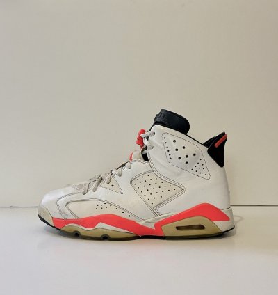 2014 Nike Air Jordan 6 Vi Retro 384664-123 White Infrared 10