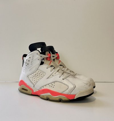 2014 Nike Air Jordan 6 Vi Retro 384664-123 White Infrared 10