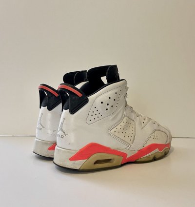 2014 Nike Air Jordan 6 Vi Retro 384664-123 White Infrared 10