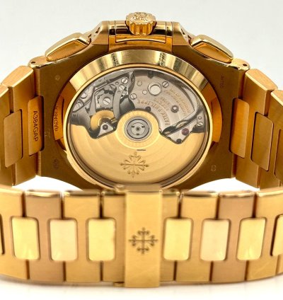 Patek Philippe Nautilus Rose Gold Bracelet 5980 1r Box Papers 2013