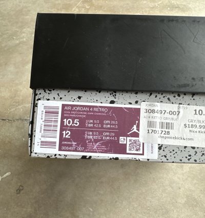 Jordan 4 Cool Grey