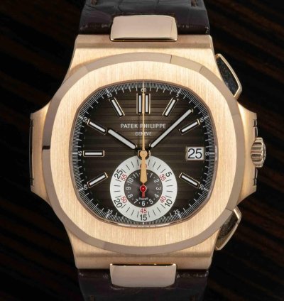Patek Philippe Nautilus Rose Gold Chronograph 5980r-001 July 2020