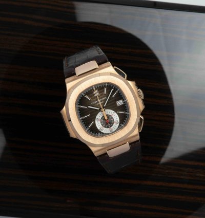 Patek Philippe Nautilus Rose Gold Chronograph 5980r-001 July 2020
