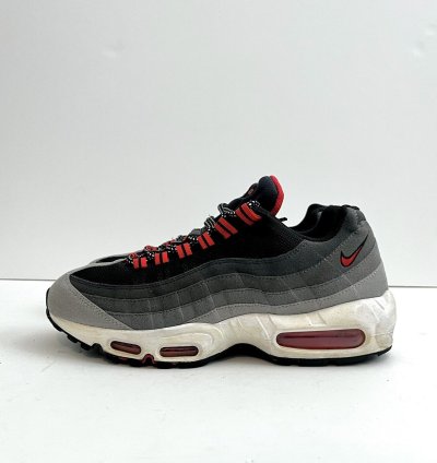 2014 Nike Air Max 95 Comet Red Wolf Gray Grey Black Running