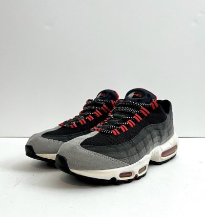 2014 Nike Air Max 95 Comet Red Wolf Gray Grey Black Running