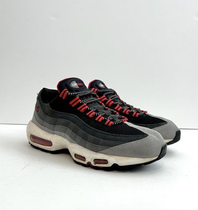 2014 Nike Air Max 95 Comet Red Wolf Gray Grey Black Running