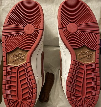 New 11 5 Nike Sb Dunk High Pro Sail Crimson Philly Sneaker