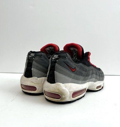 2014 Nike Air Max 95 Comet Red Wolf Gray Grey Black Running