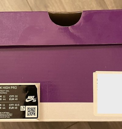 New 12 Nike Sb Dunk High Pro Blunt Sail Team Crimson Sneaker