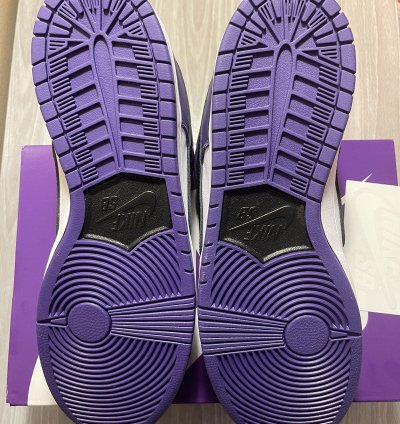 New Nike Sb Dunk Low Pro Court Purple Bq6817-500